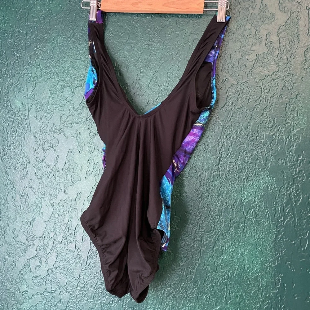 Vintage Longitude one piece wrap swimsuit - Picture 3 of 6